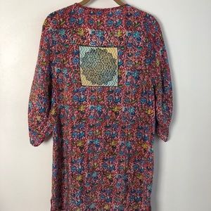 floral tassel mini dress